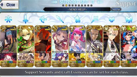 fgo support list|Support .